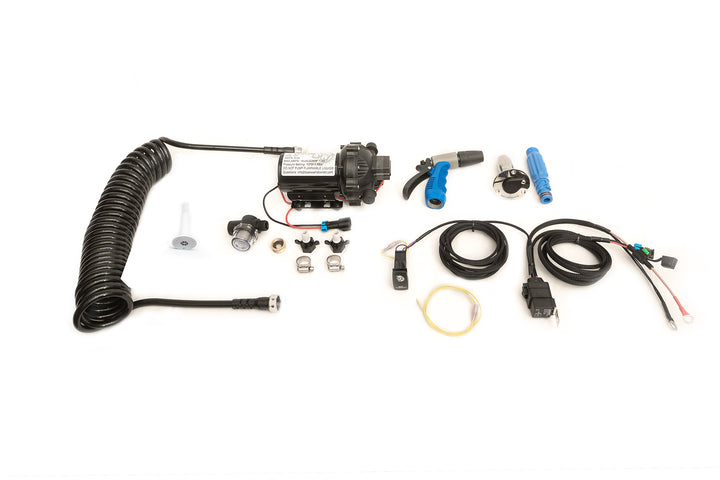 Through Hull Boat Washdown Kit with SINGLE/DUAL QUICK RELEASE FLUSH MOUNT HOSE CONNECTOR(s)
