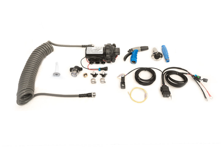 Through Hull Boat Washdown Kit with SINGLE/DUAL QUICK RELEASE FLUSH MOUNT HOSE CONNECTOR(s)