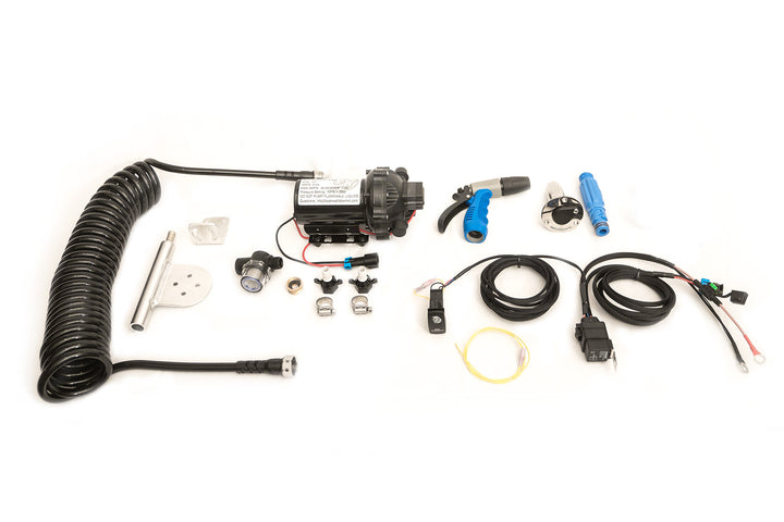 Pontoon Boat Washdown Kit with SINGLE/DUAL QUICK RELEASE FLUSH MOUNT HOSE CONNECTOR(s)