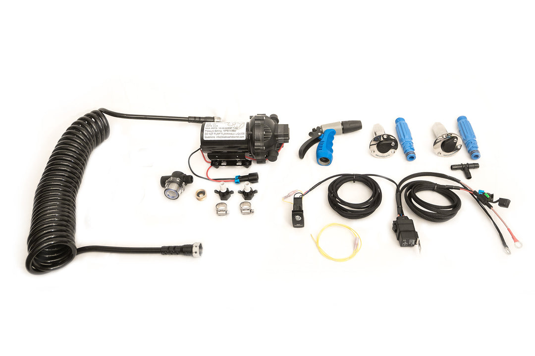 Universal Boat Washdown Kit with SINGLE/DUAL QUICK RELEASE FLUSH MOUNT HOSE CONNECTOR(s)